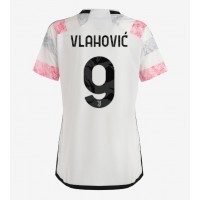 Juventus Dusan Vlahovic #9 Auswärtstrikot Frauen 2023-24 Kurzarm